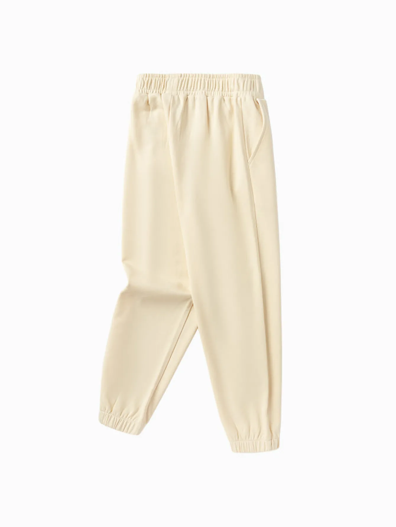 Balabala Kids Unisex Solid Color Knit Trousers 7-14 Years Best Sale