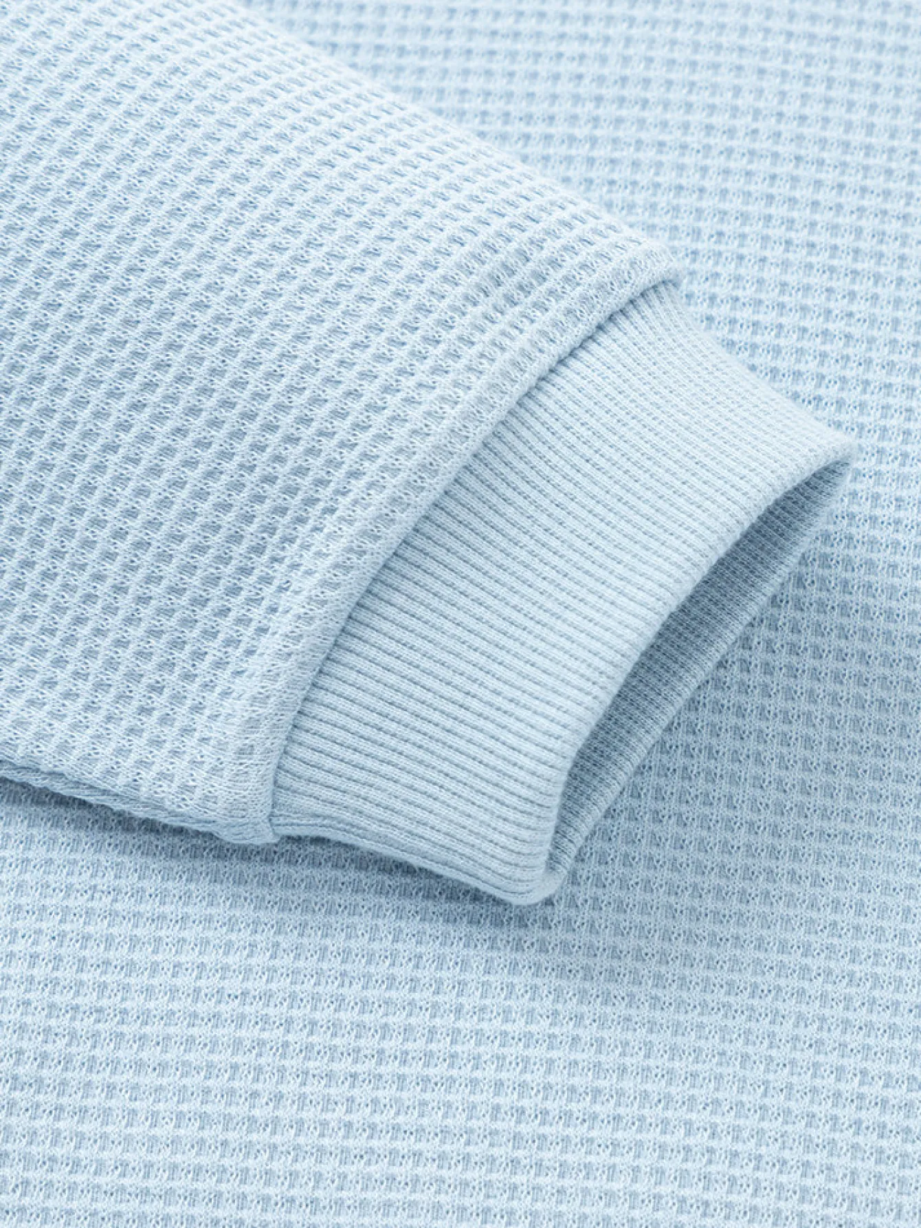 Balabala Kids Unisex Waffle Fabric Solid Colour Home Wear Set 7-14 Years Cheap