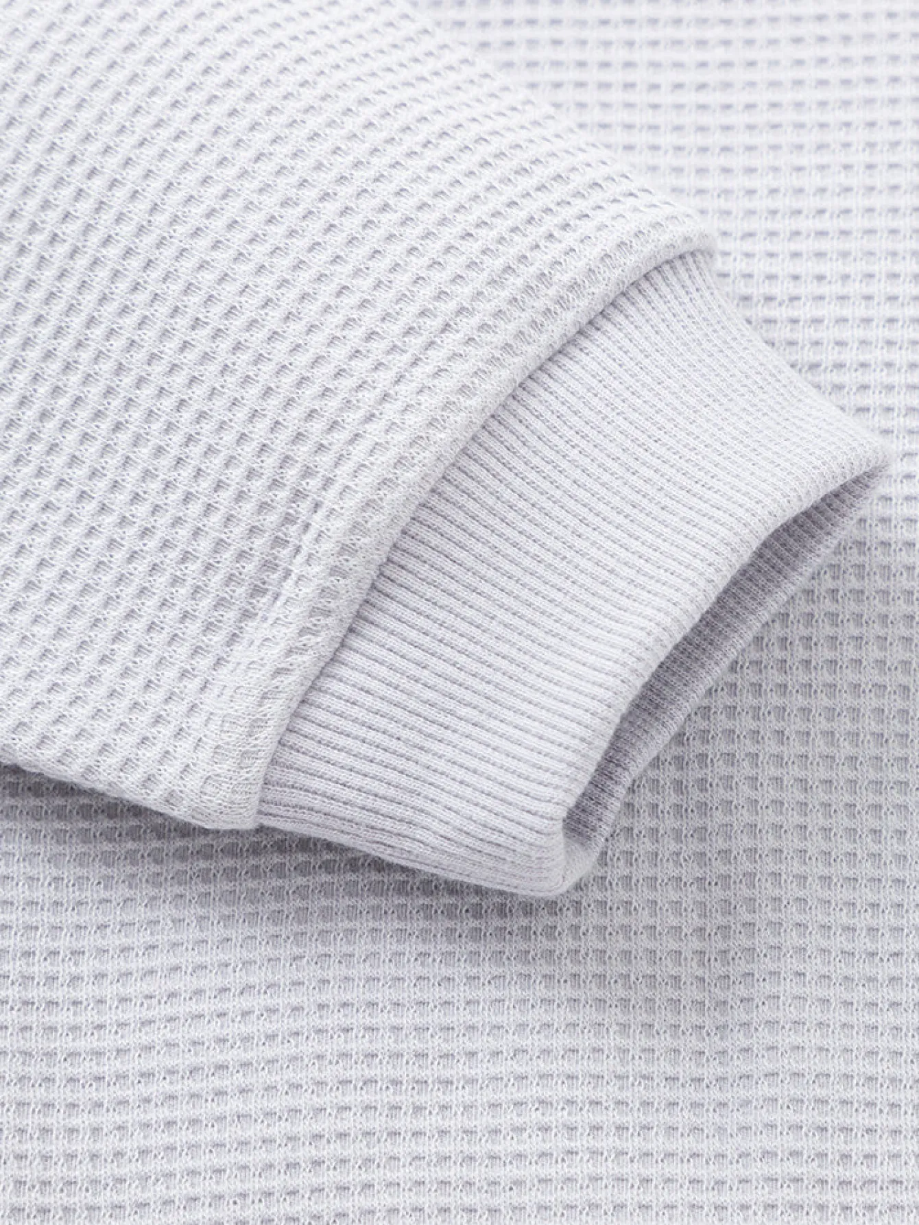 Balabala Kids Unisex Waffle Fabric Solid Colour Home Wear Set 7-14 Years Cheap