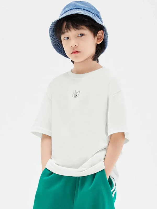 Balabala loose cotton short-sleeved T-shirt 7-14 years Best Sale