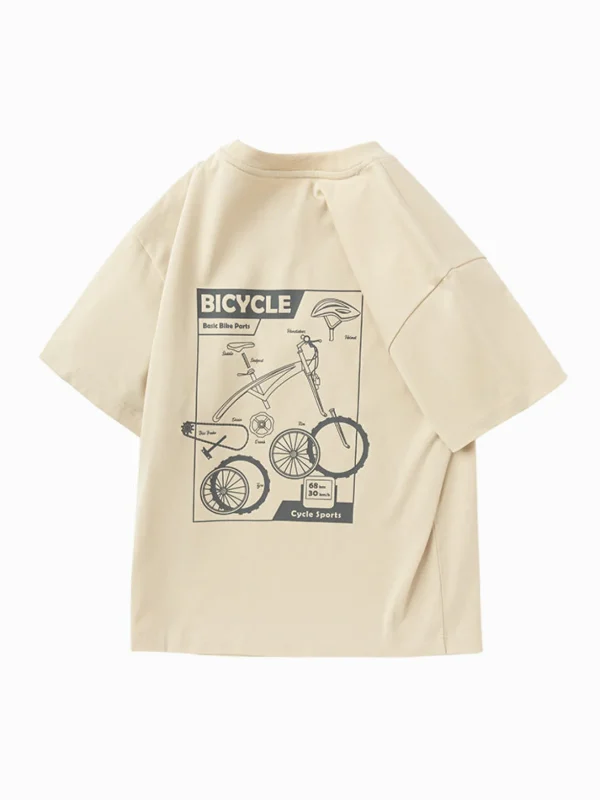 Balabala loose short-sleeved T-shirt 7-14 years Flash Sale