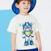 Balabala moisture-absorbing quick-drying cool short-sleeved T-shirt 2-8 years Clearance