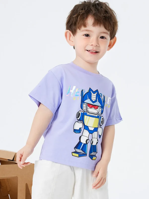 Balabala moisture-absorbing quick-drying cool short-sleeved T-shirt 2-8 years Clearance