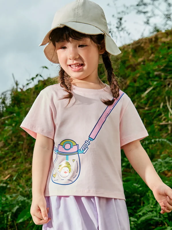 Balabala printed short-sleeved T-shirt 2-8 years New