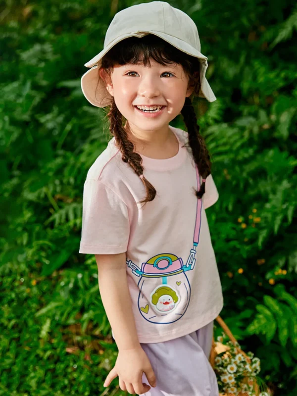 Balabala printed short-sleeved T-shirt 2-8 years New