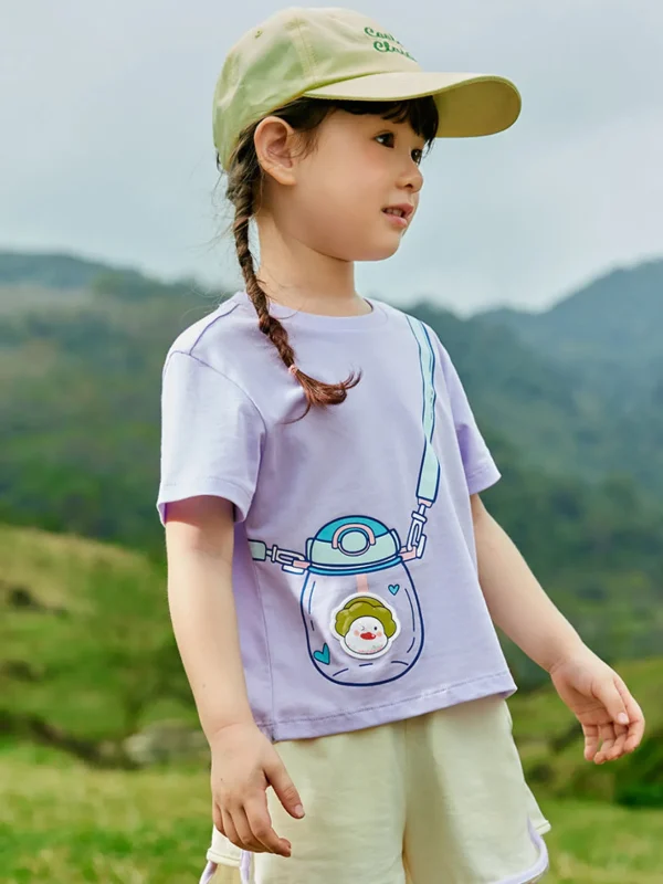 Balabala printed short-sleeved T-shirt 2-8 years New