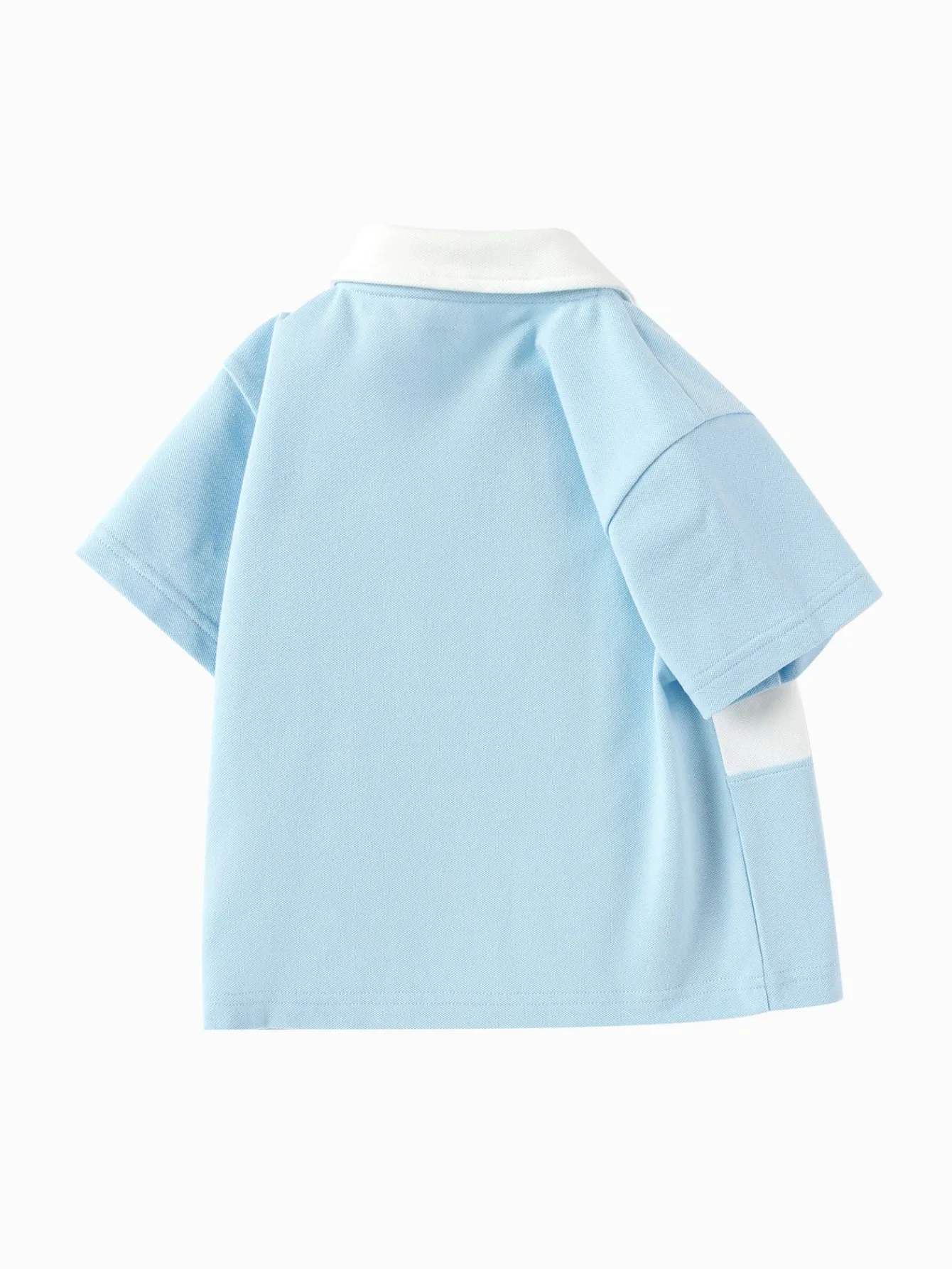 Balabala Toddler Boy Explore Style Lapel Short Sleeve T-Shirt Shop