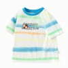 Balabala Toddler Boy Explore Style Round V-Neck Short Sleeve T-Shirt Hot