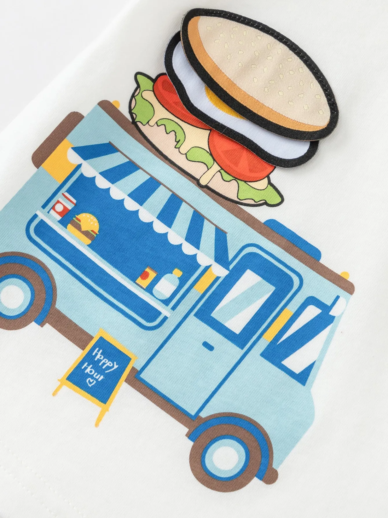 Balabala Toddler Boy Have Fun Style Round V-Neck Short Sleeve T-Shirt Cheap