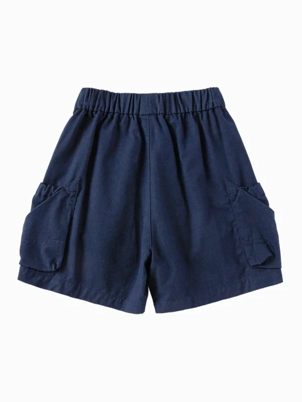 Balabala Toddler Boy Have Fun Style Woven Mid-Length Pants Outlet