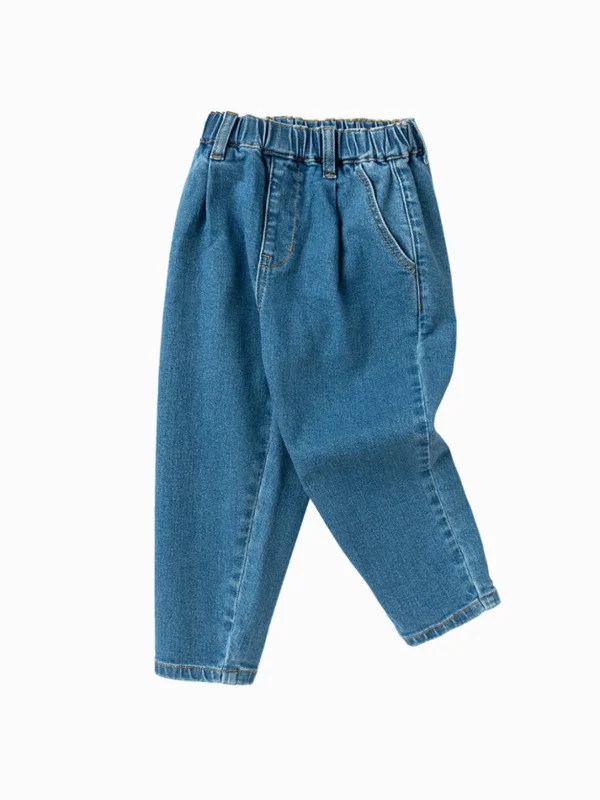 Balabala Toddler Boy Medium Stretchy Textured Jeans 2-8 Years Shop