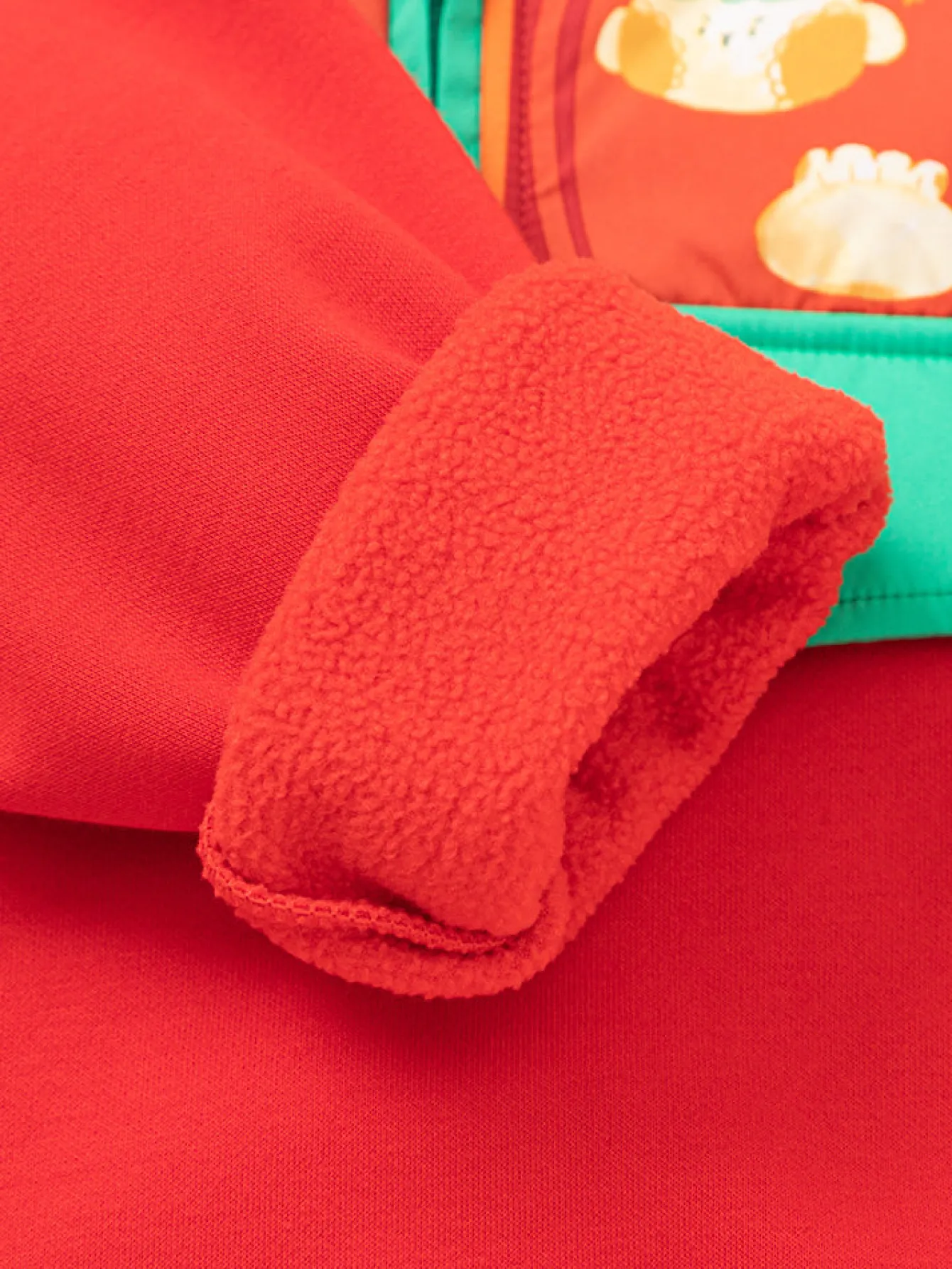 Balabala Toddler Boy Traditional Pattern Long Sleeve Knitted Set 2-8 Years Red Hue Sale