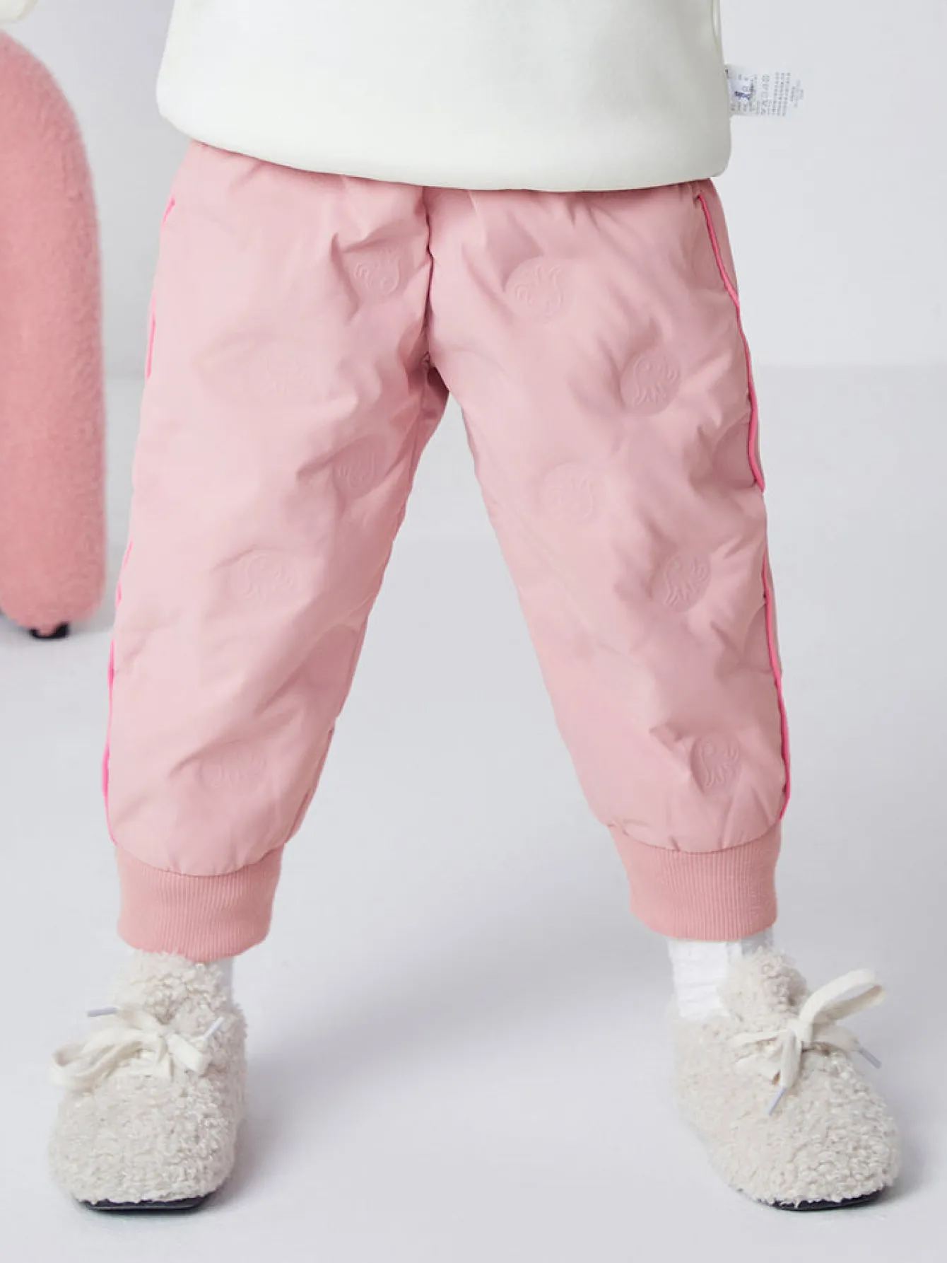 Balabala Toddler Colored Octopus Pattern Comfy Trousers Red Hue Flash Sale