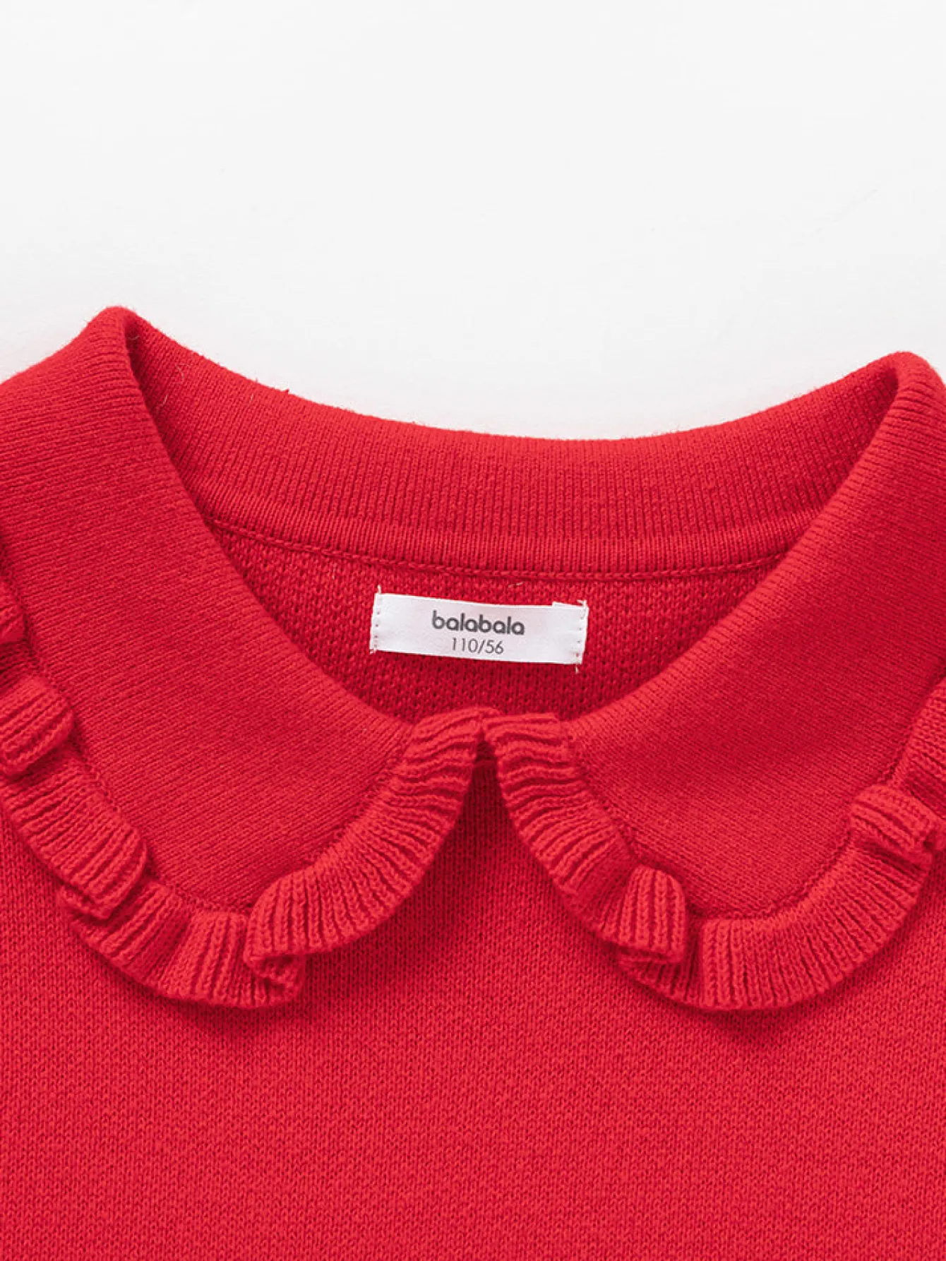 Balabala Toddler Girl 100% Cotton Chinese Zodiac Rabbit Lapel Sweater 2-8 Years Clearance