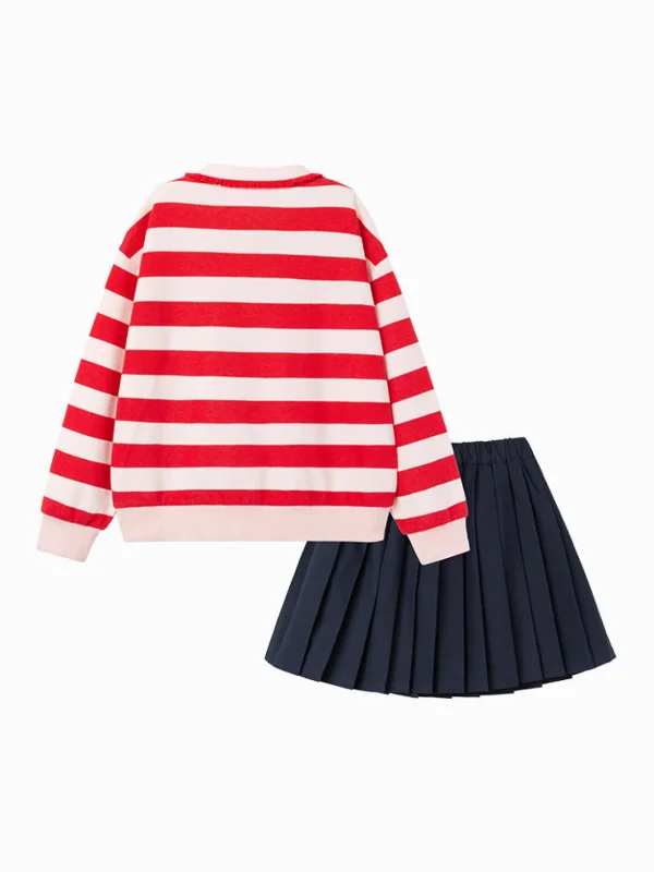 Balabala Toddler Girl Animal Graphic Long Sleeve Knitted Set 2-8 Years Sale