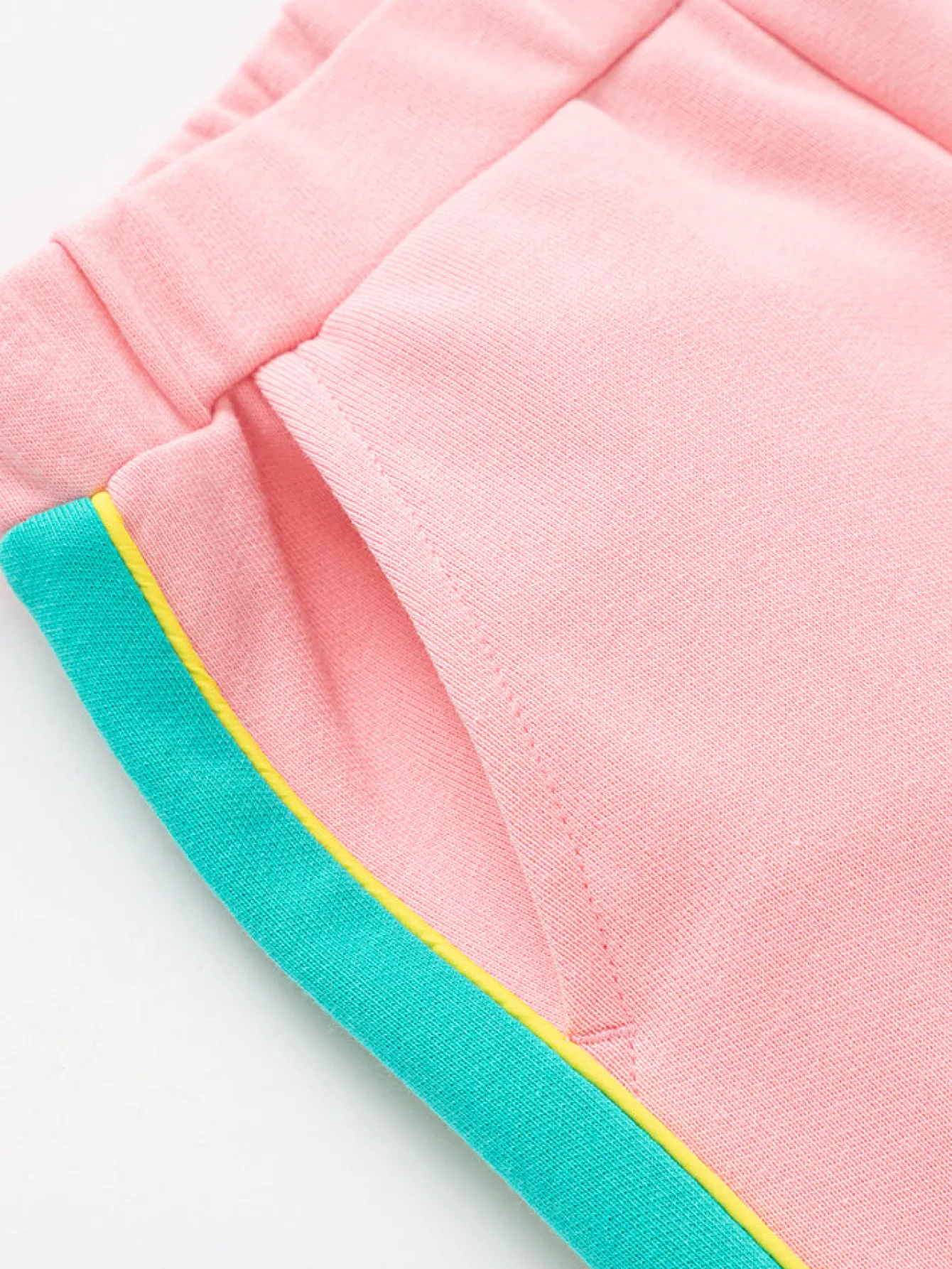 Balabala Toddler Girl Contrast Colour Patchwork Long Sleeve Knitted Set 2-8 Years Pink Clearance