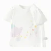 Balabala Toddler Girl Explore Style Round V-Neck Short Sleeve T-Shirt Clearance