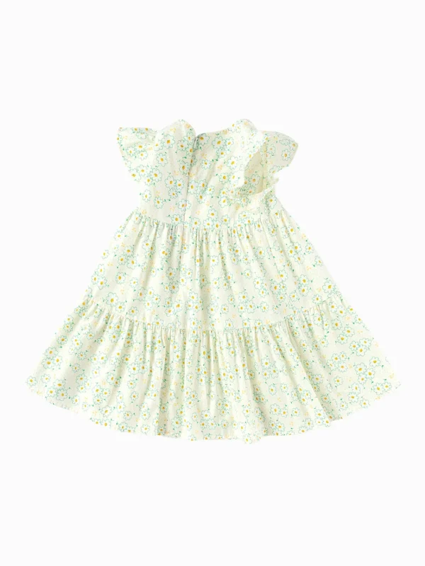 Balabala Toddler Girl Explore Style Woven One-Piece Dress Outlet