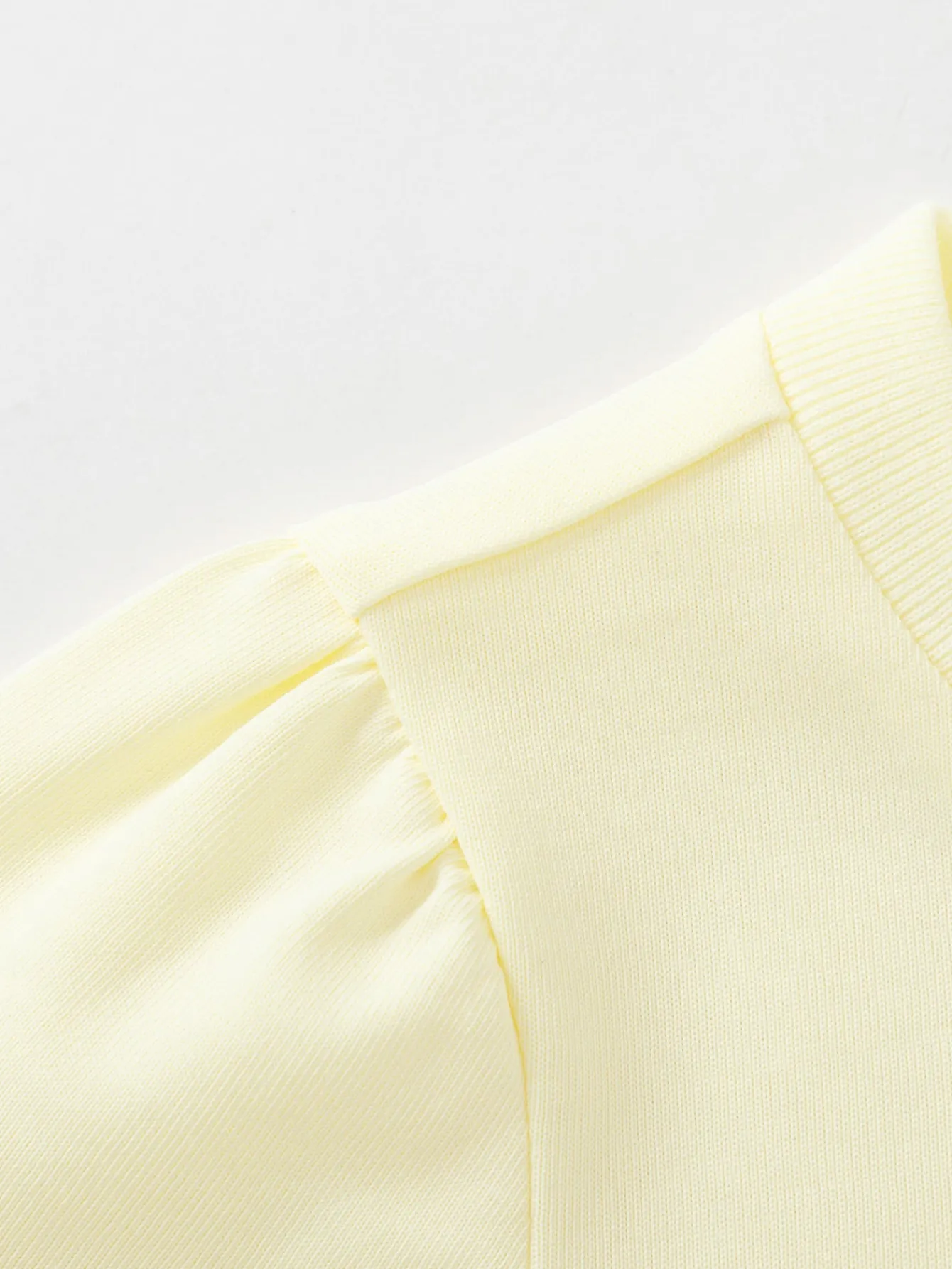 Balabala Toddler Girl Have Fun Style Round V-Neck Short Sleeve T-Shirt Best Sale