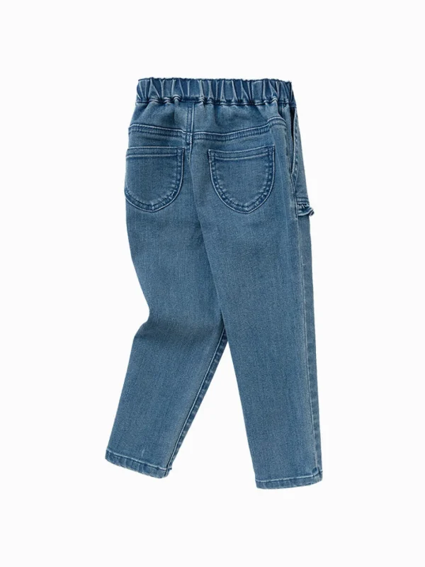 Balabala Toddler Girl High Stretchy Textured Jeans 2-8 Years Online