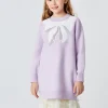 Balabala Toddler Girl Lapel Long Sleeve All P Dress Violet Store