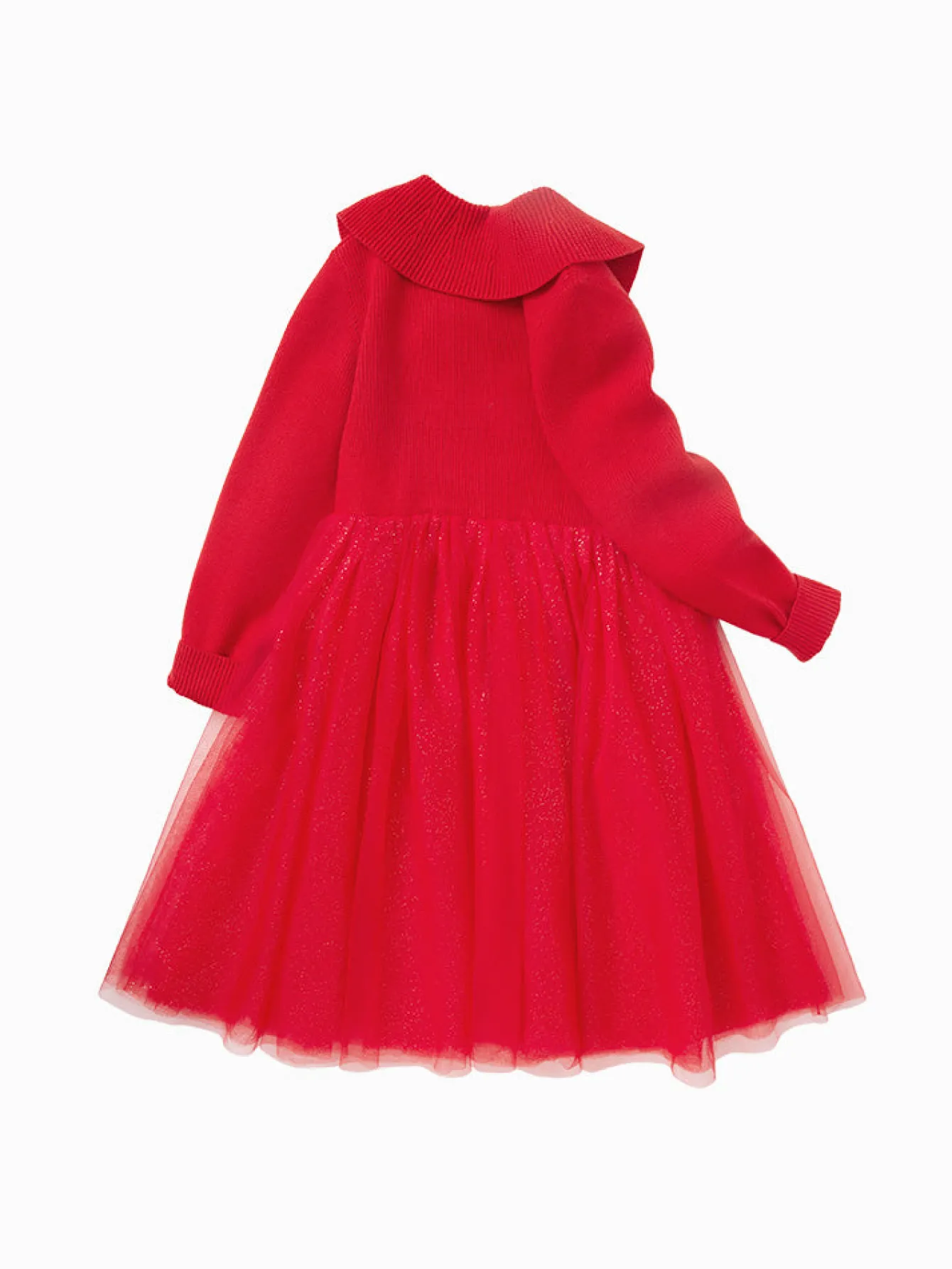 Balabala Toddler Girl Solid Color Woolen Dress 2-8 Years Store
