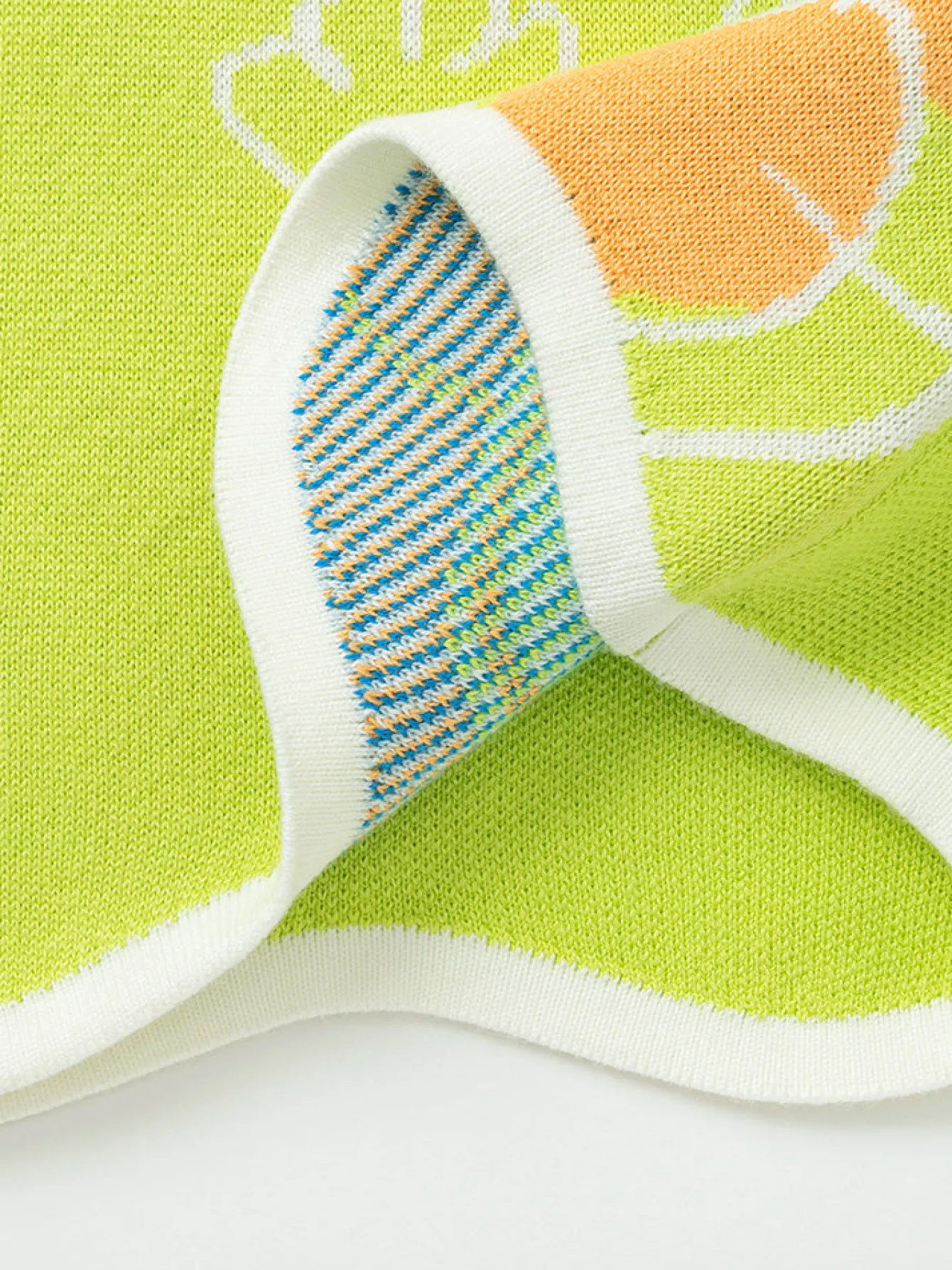 Balabala Toddler Girl Textile Flower Long Sleeve Woolen Set 2-8 Years Raw White Clearance