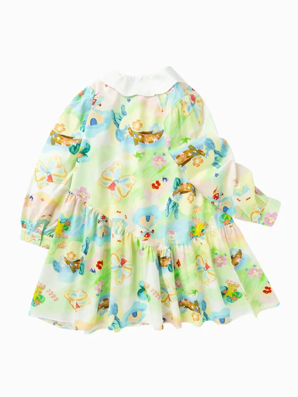 Balabala Toddler Girl Woven Dress 2-8 Years Cheap