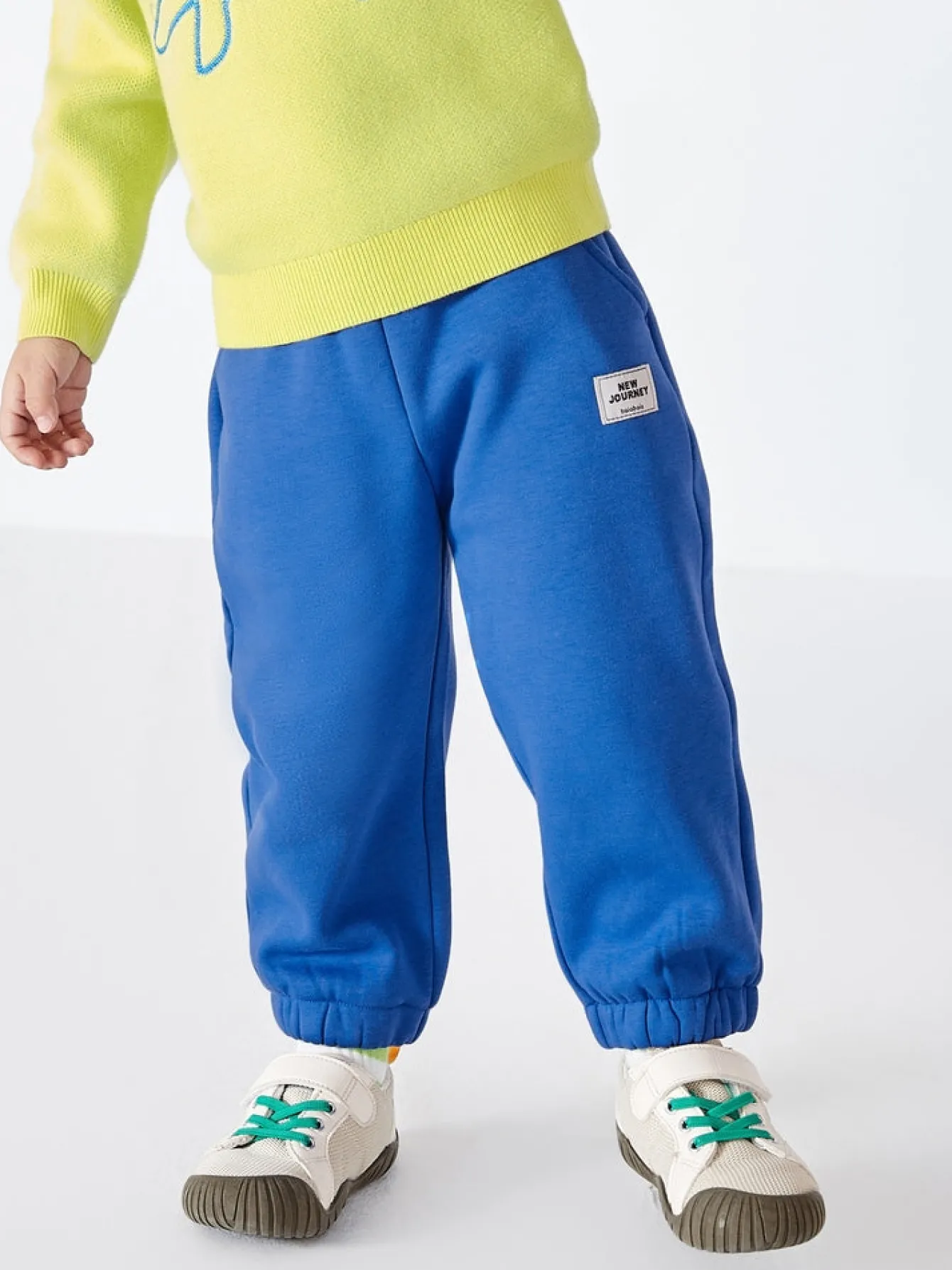 Balabala Toddler Multicolor Parent-Child Style Comfortable Trousers Blue Hue Flash Sale
