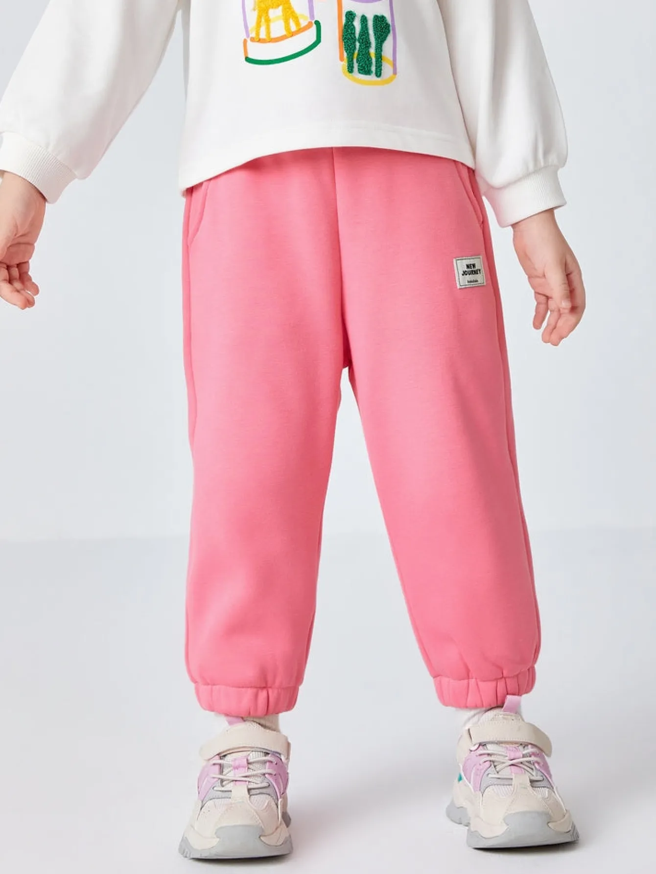 Balabala Toddler Multicolor Parent-Child Style Comfortable Trousers Rose Online