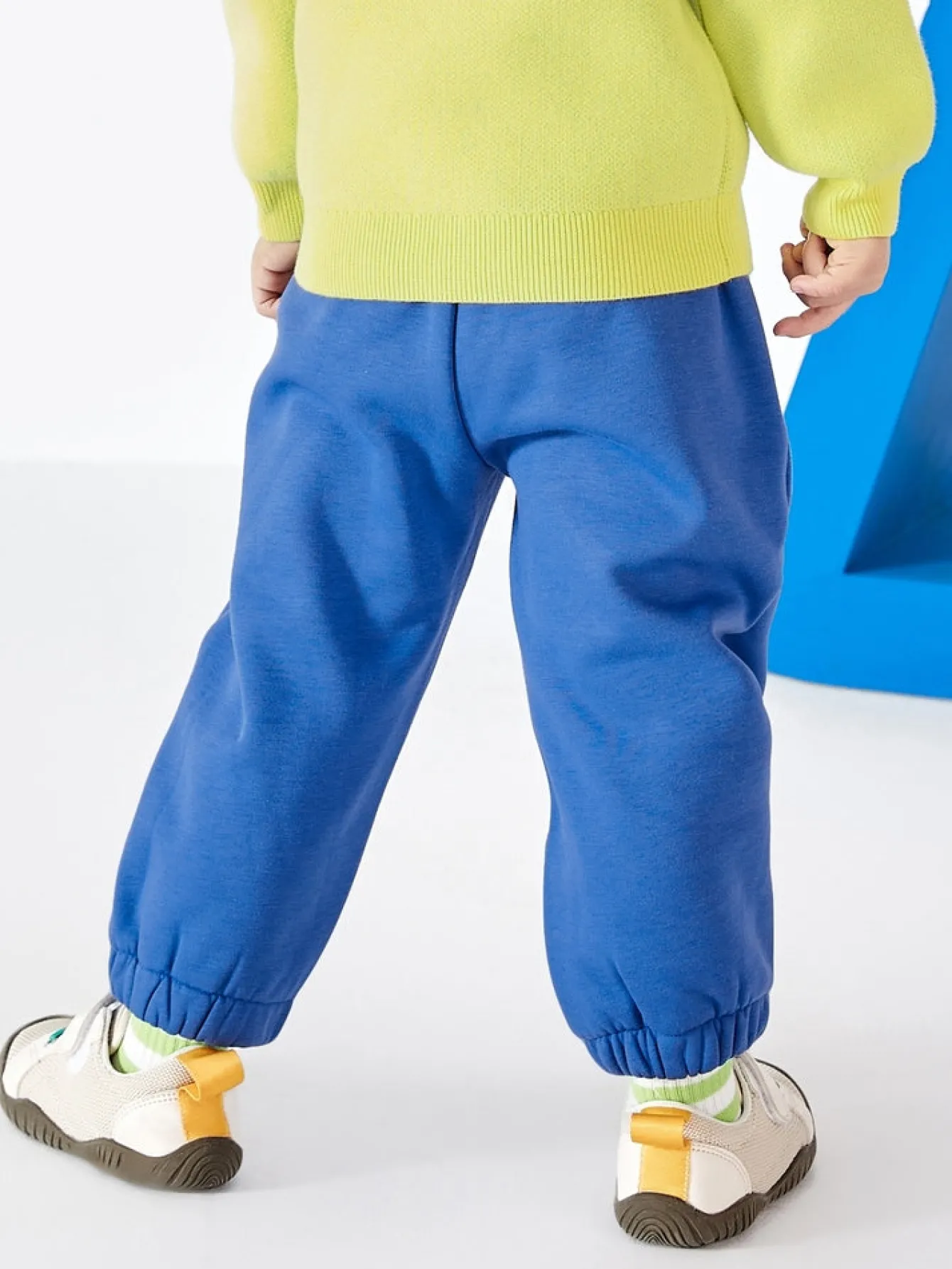 Balabala Toddler Multicolor Parent-Child Style Comfortable Trousers Blue Hue Flash Sale