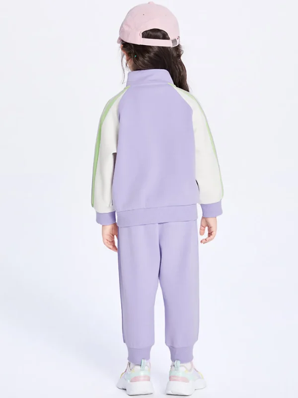 Balabala Toddler Unisex Contrast Colour Patchwork Long Sleeve Knitted Set 2-8 Years Discount