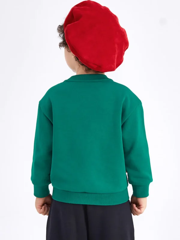 Balabala Toddler Unisex Lion Crew Neck Sweatshirt 2-8 Years Clearance