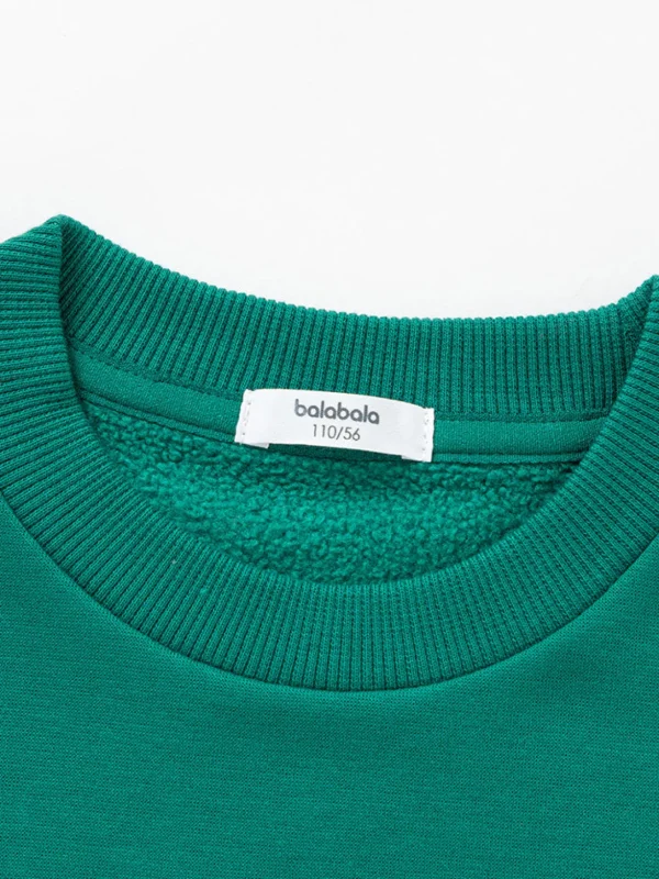 Balabala Toddler Unisex Lion Crew Neck Sweatshirt 2-8 Years Clearance
