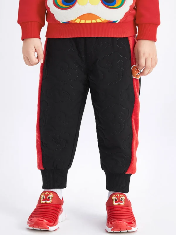 Balabala Toddler Unisex Little Goldfish Woven Trousers 2-8 Years Shop