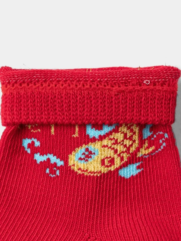 Balabala Toddler Unisex New Year Season Knitted Socks Online