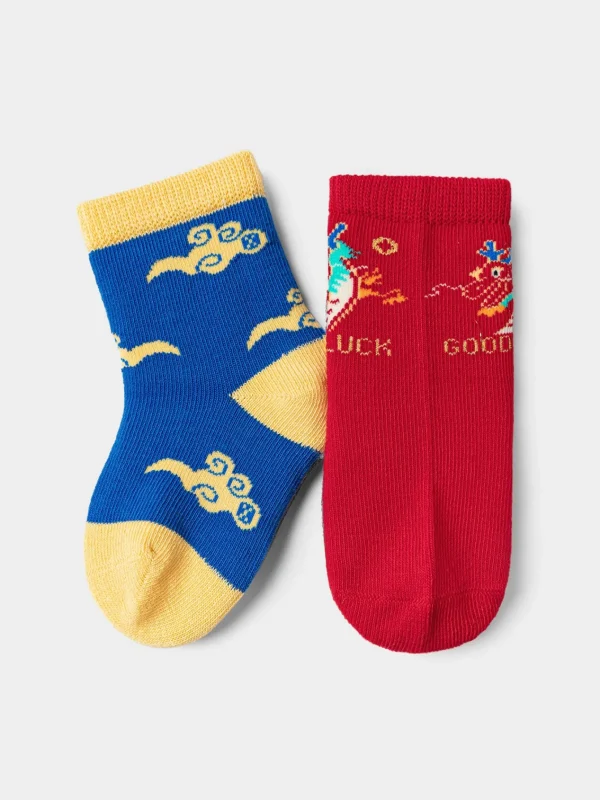 Balabala Toddler Unisex New Year Season Knitted Socks Online