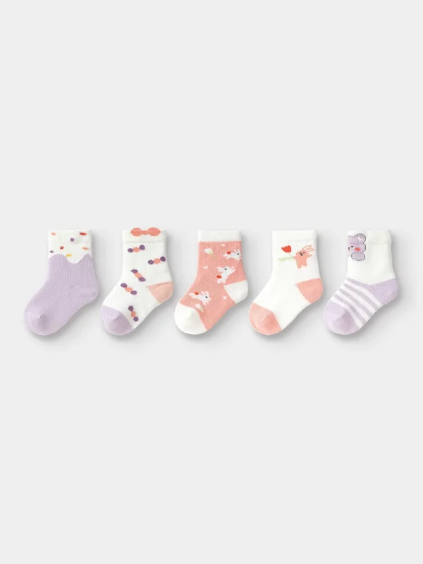 Balabala Toddler Unisex Spring Knitted Socks Flash Sale