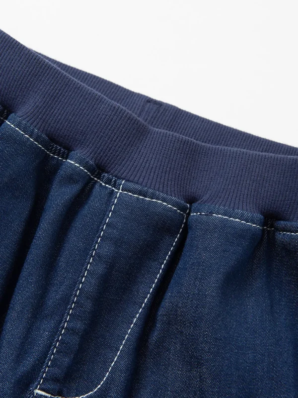 Balabala Toddler Unisex Stretchy Jeans 2-8 Years Denim Dark Blue Shop