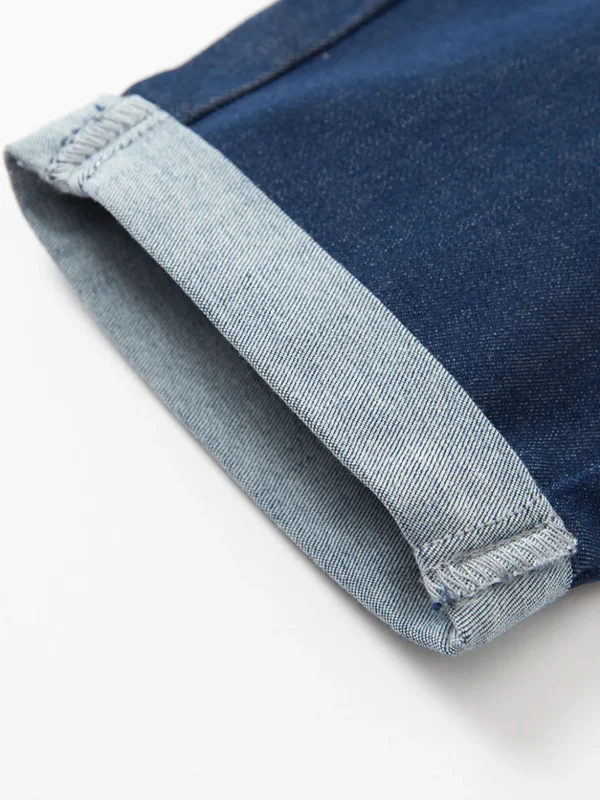Balabala Toddler Unisex Stretchy Jeans 2-8 Years Denim Dark Blue Shop