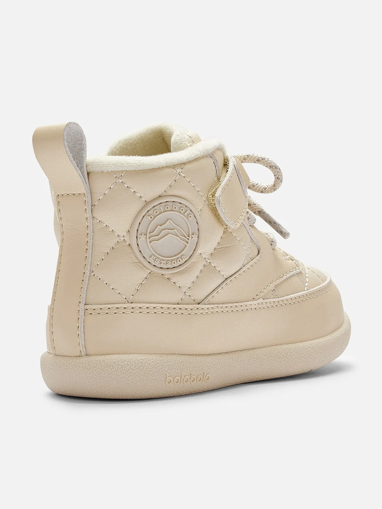 Balabala Toddler's Lace-Up Quilted Winter Boots, Comfortable Anti-Slip Hook and Loop Warm Boots Outlet