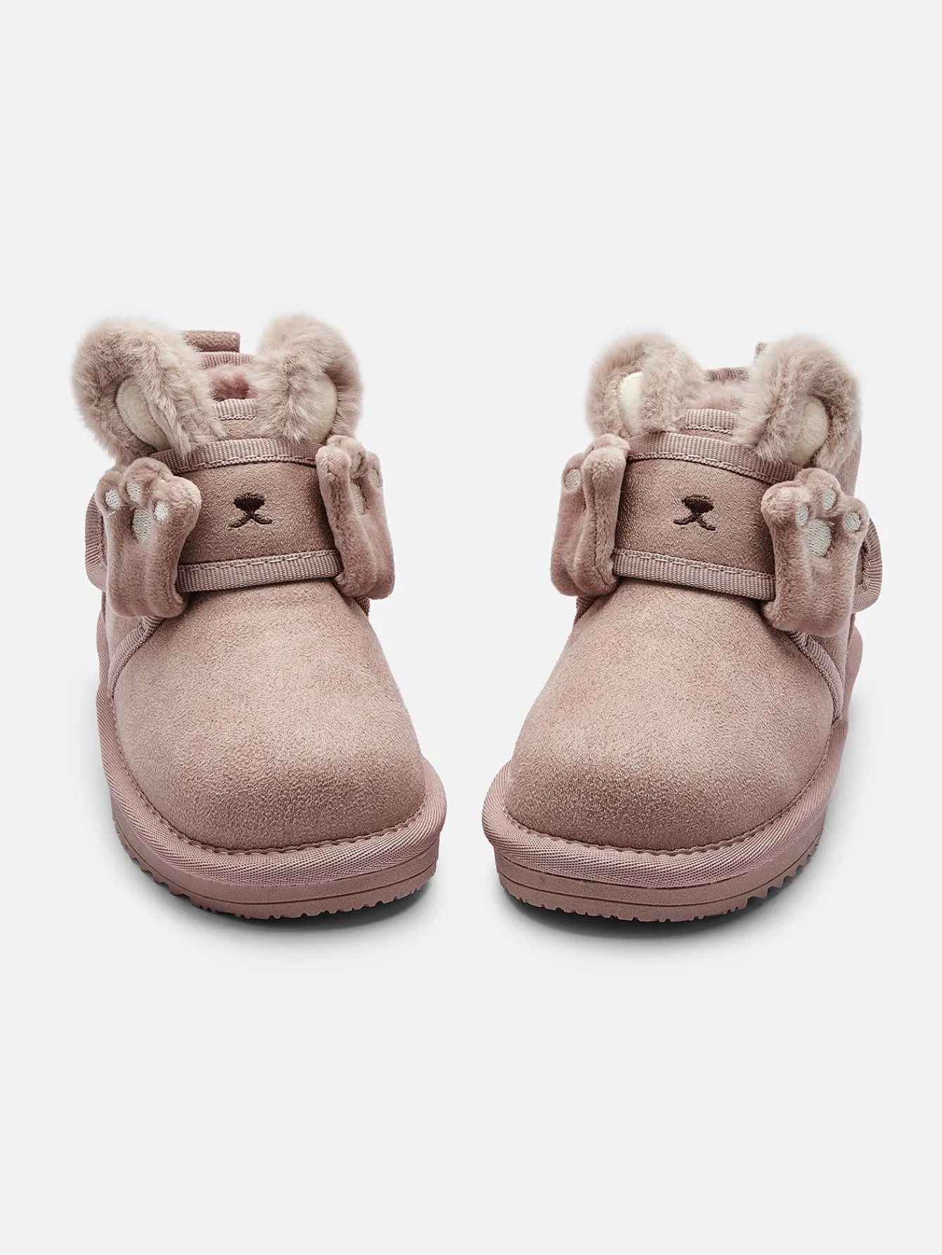 Balabala Unisex Baby and Toddler Water-Repellent Plush Velcro Snow Boots Cheap