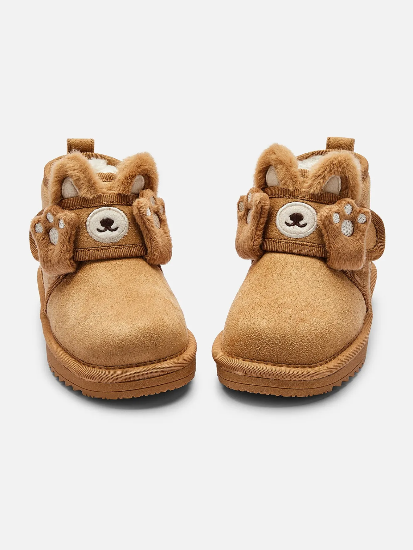 Balabala Unisex Baby and Toddler Water-Repellent Plush Velcro Snow Boots Cheap