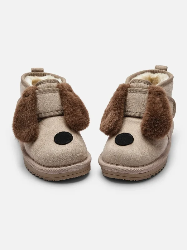 Balabala Unisex Baby and Toddler Water-Repellent Plush Velcro Snow Boots Cheap
