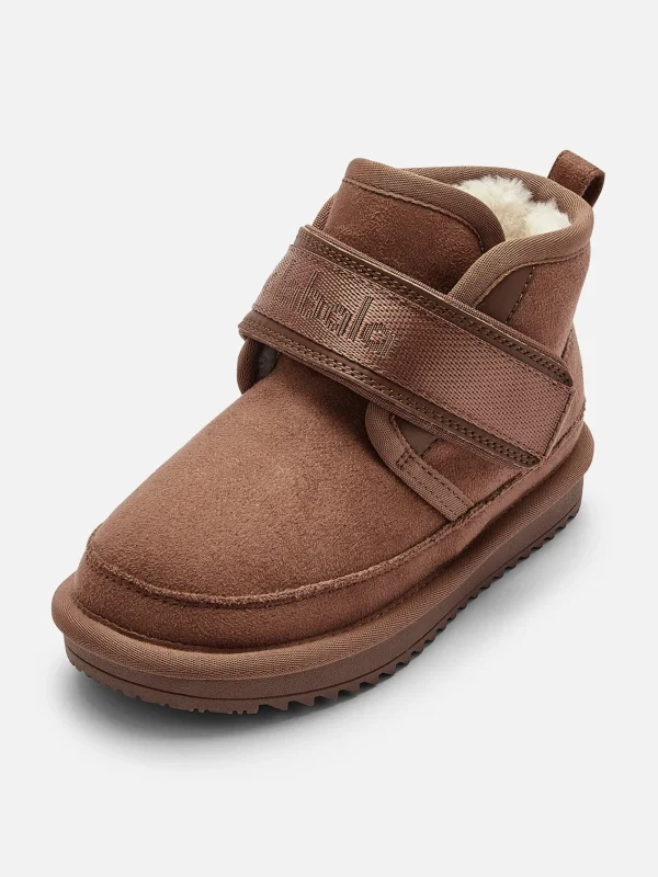 Balabala Unisex Baby Toddler and Kids Water-Repellent Velcro Plush Snow Boots Online