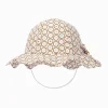 Balabala Barabara baby hat baby colorful printed flower pot hat comfortable sweet cute outdoor Coffee New
