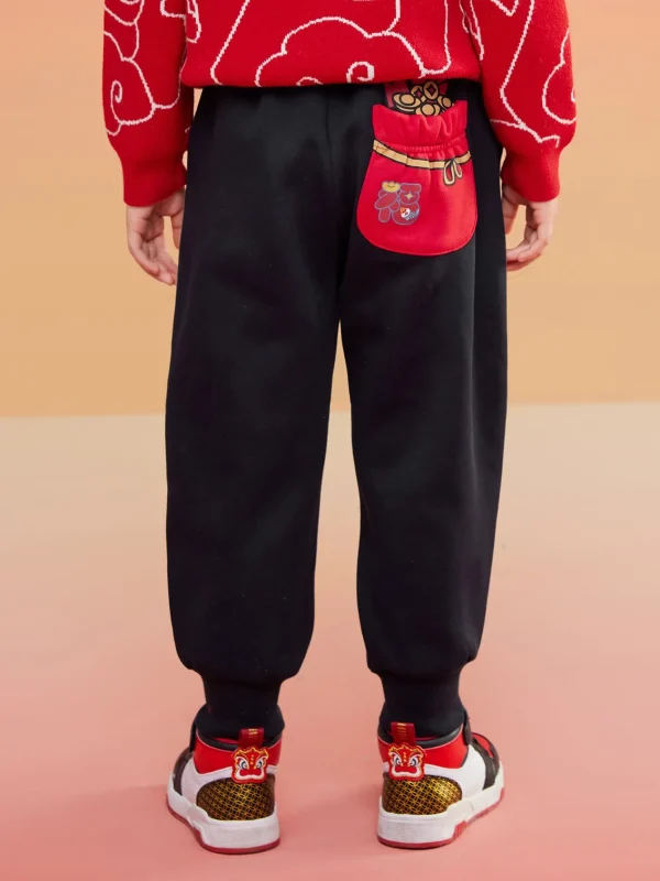 Balabala Barabara children's clothing boys long girls baby pants fall and winter 2024 new loose trend Sale