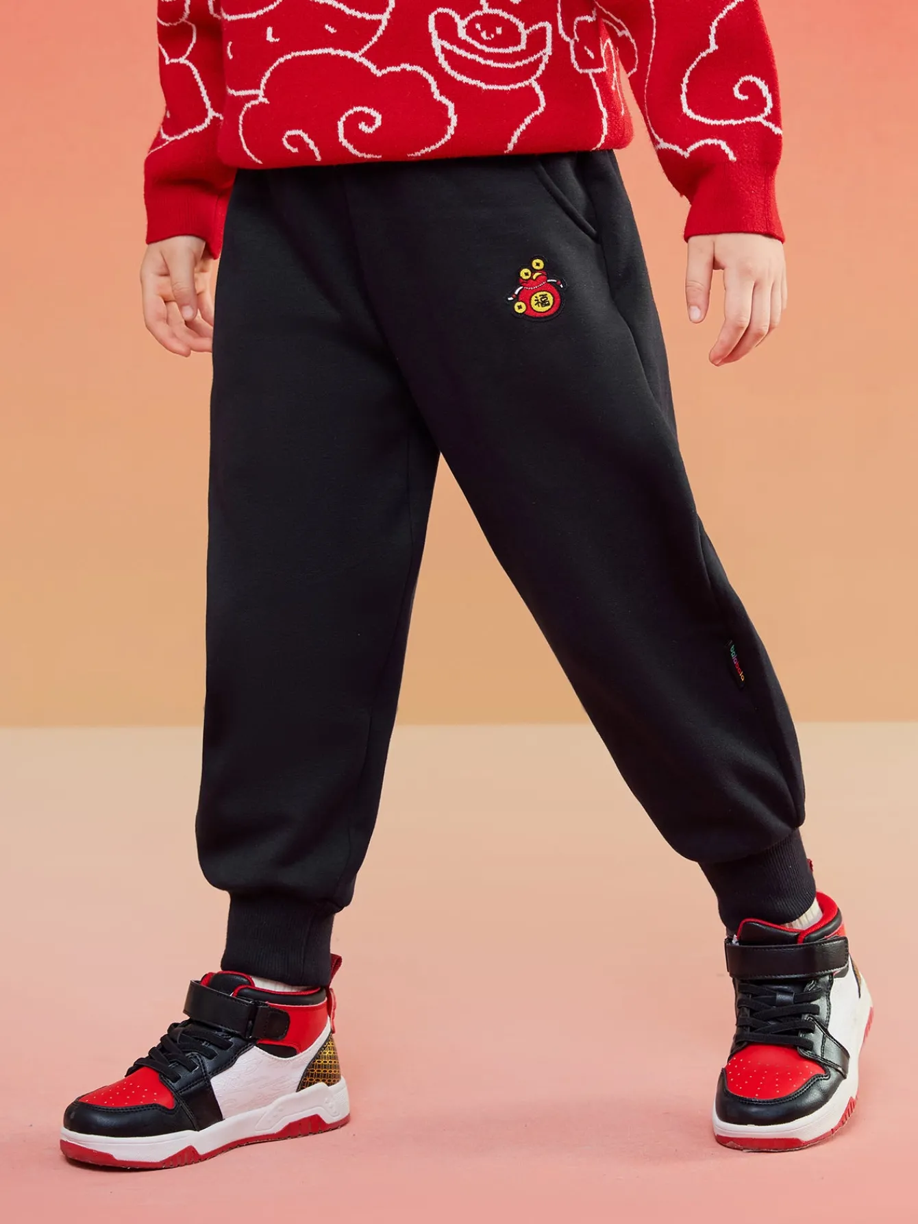 Balabala Barabara children's clothing boys long girls baby pants fall and winter 2024 new loose trend Sale