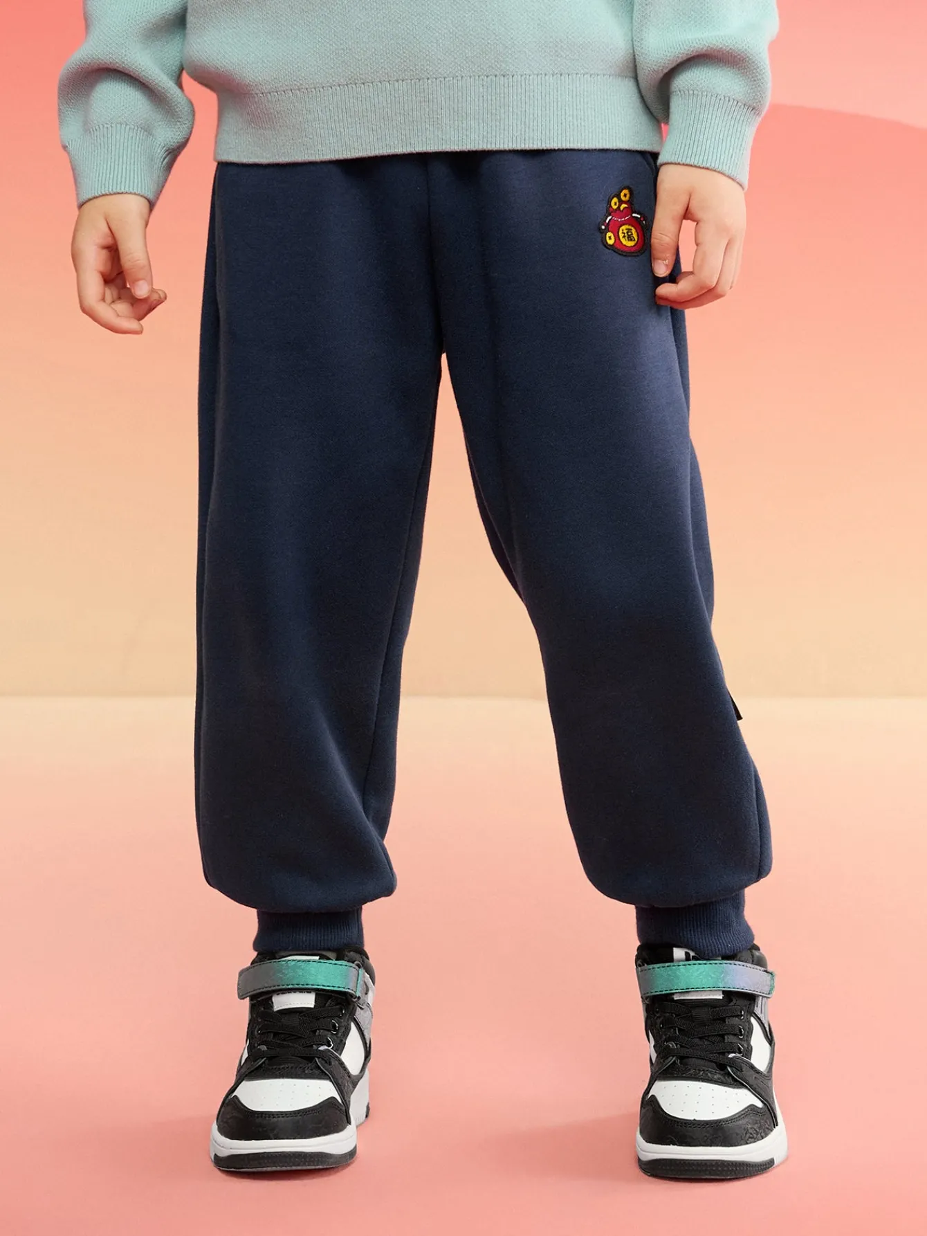 Balabala Barabara children's clothing boys long girls baby pants fall and winter 2024 new loose trend Sale