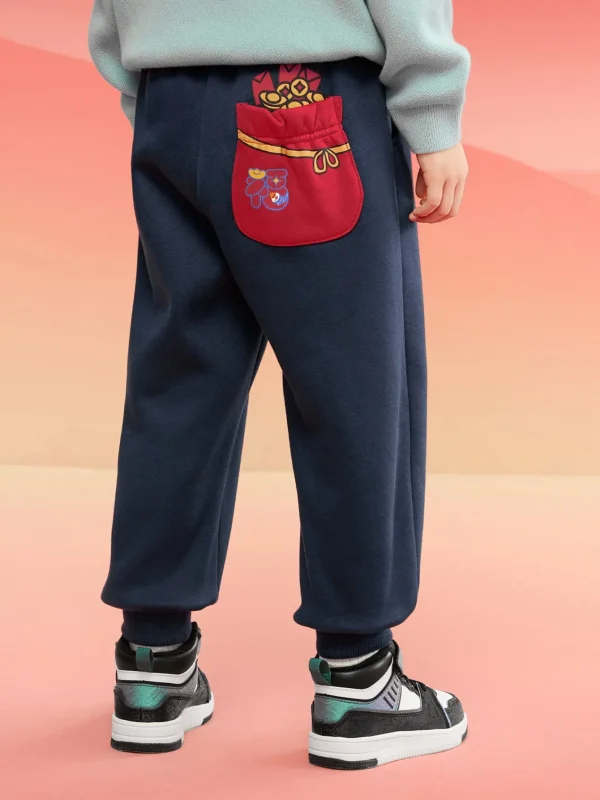 Balabala Barabara children's clothing boys long girls baby pants fall and winter 2024 new loose trend Sale
